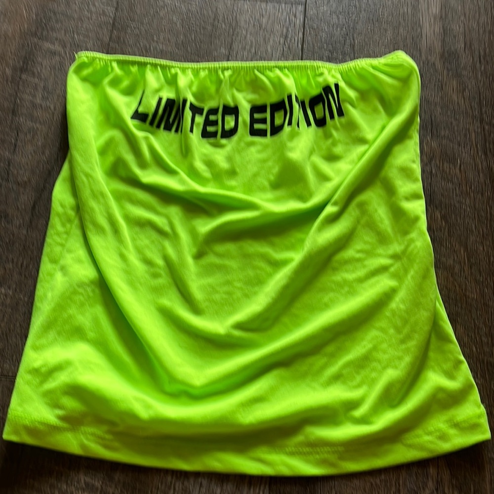 “limited edition” tube top